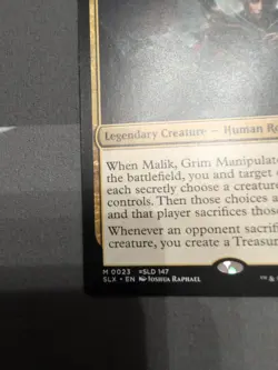 MTG Malik, Grim Manipulator [Secret Lair: Universes Within] - Image 5