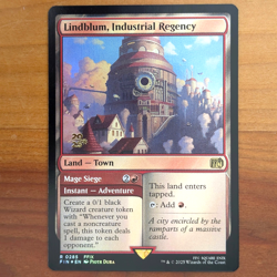 Lindblum, Industrial Regency - Prerelease Foil Promo - Final Fantasy IX MTG FF9 - Image 1