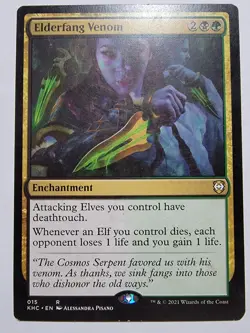 MTG - Elderfang Venom Commander: Kaldheim Regular Magic The Gathering - Image 1