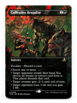 Collective Brutality (Borderless) - [Innistrad Remastered] MTG Magic INR NM/M 💀 - Image 1