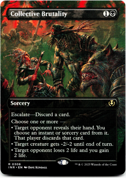 Collective Brutality (Borderless) - [Innistrad Remastered] MTG Magic INR NM/M 💀 - Image 3