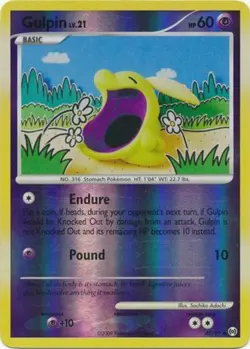 1x Gulpin - 40/99 - Uncommon - Reverse Holo Lightly Played Pokemon Platinum Arce - Image 1