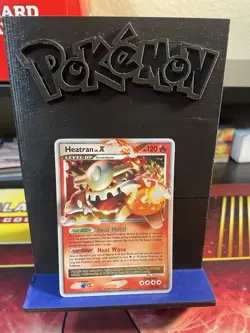 Pokemon Heatran Lv.x 97/100 D&P Stormfront Moderately Played - Image 1