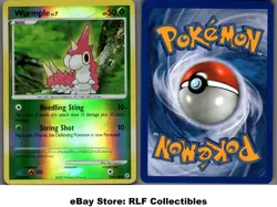 2007 Pokemon, Diamond & Pearl, #104/130 Wurmple, Reverse Holo Common - Image 1