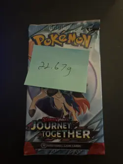 Heavy! Over 22.67 Gram Pokemon Journey Together Booster Pack Sealed - Image 4