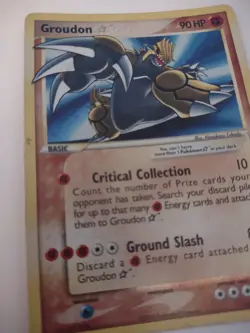 2005 EX Delta Species GOLD STAR Shiny Groudon Holo Foil 111/113 Pokemon - Image 3