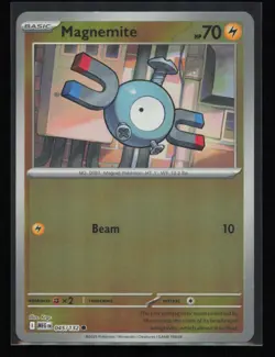 Magnemite 045/132 Pokemon Mega Evolution Common Near Mint Reverse Holo - Image 1