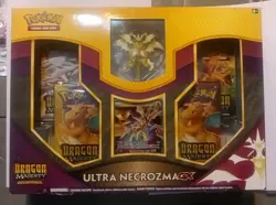 RARE Pokemon Dragon Majesty Ultra Necrozma GX Figure Collection Box Set Bundle - Image 1