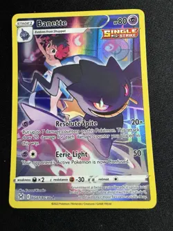 Banette Trainer Gallery TG07/TG30 Lost Origin Pokemon TCG - Image 1