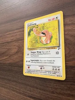 2000 Pokemon Classic - Base Set 2 Lickitung #48 Light Play LP - Image 4