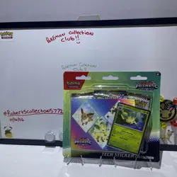 Pokemon TCG Scarlet Violet Prismatic Evolutions Tech Sticker Collection Leafeon - Image 2