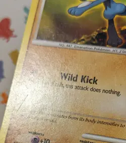 Pokemon TCG Riolu 61/130 *English* Countdown Calendar Snowflake Stamp 2008 - Image 4