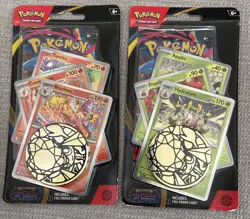2x 2 Pack Mega Evolutions: Phantasmal Flames Pokemon Art Set Blister Packs Lot 2 - Image 1
