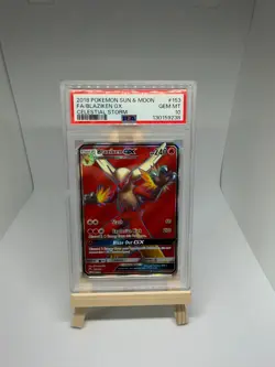 Pokemon Blaziken GX 153/164 Sun & Moon Celestial Storm Slab - PSA 10 - Image 1