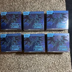 Pokemon TCG Phantasmal Flames Elite Trainer Box-New/Sealed-Lot of 6 - Image 1