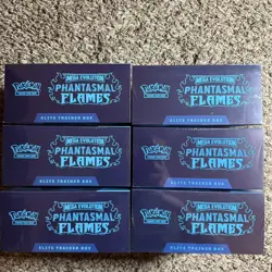 Pokemon TCG Phantasmal Flames Elite Trainer Box-New/Sealed-Lot of 6 - Image 3