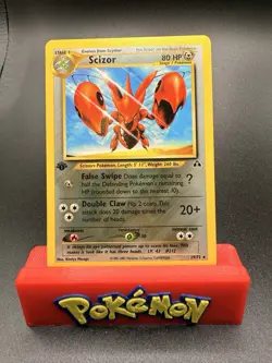 Pokemon TCG Scizor Neo Discovery 29/75 Rare 1st Edition NM Condition - Image 1