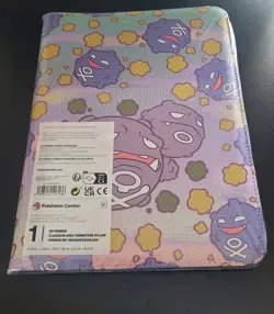 Pokemon TCG Koffing & Weezing Sunset Zip Binder Pokemon Center Exclusive Sealed - Image 1