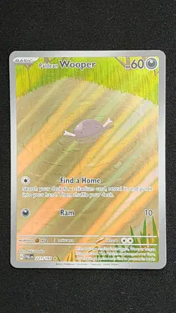 Pokemon Paldean Wooper #221/193 Sv02: Paldea Evolved Holo NM - Image 1