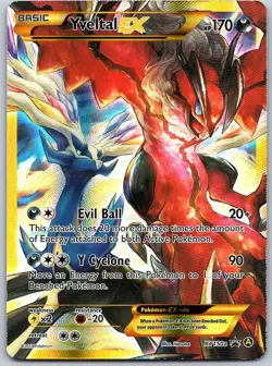 Pokemon - Yveltal EX Alternate Art Promos #XY150a -- [Moderately played] - Image 1