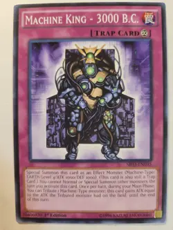 Machine King 3000 B.C. (SR03-EN035) NM Unlimited Yugioh BULK DISCOUNT MUSTBUY2! - Image 1