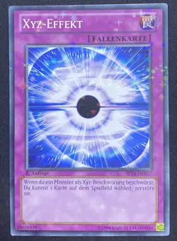 YUGIOH - [STARFOIL RARE] XYZ-Effekt 1. Auflage SP14-DE037 Deutsch Near Mint - Image 1