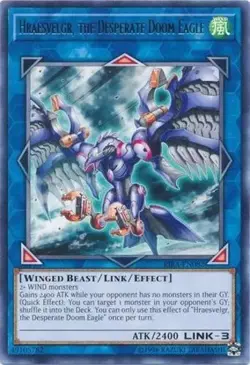 Hraesvelgr, the Desperate Doom Eagle RIRA-EN082 Unlimited Rare NM Yu-Gi-Oh! - Image 1