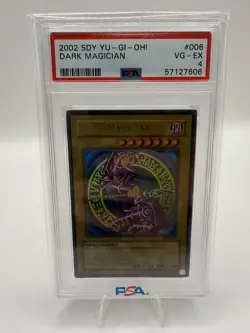 Yugioh! PSA 4 2002 Dark Magician SDY-006 Ultra Rare Unlimited - Image 1
