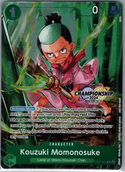 Kouzuki Momonosuke (CS 2024 Celebration Pack) OP01-041 English - One Piece - NM - Image 1