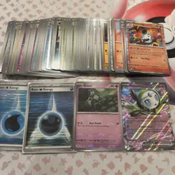 Pokemon cards bundle | Black Bolt | No Duplicate | ex pokeball - Image 1
