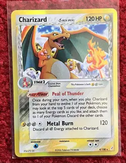 Pokemon TCG Charizard Delta Species EX Crystal Guardians Card 4/100 - Image 1