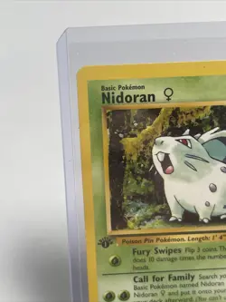 NIDORAN Pokemon Card - WOTC - 1st Edition - Jungle - 57/64 - NM - Image 3