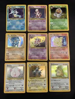 Vintage Holo Rare Pokemon Card Lot WOTC 1999/2000 Era Collection MP/HP Mewtwo - Image 1