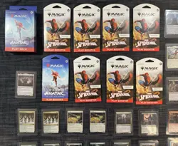 9 Packs with 46 Rare cards Magic the Gathering Spider-Man Booster Avatar MTG lot - Image 3