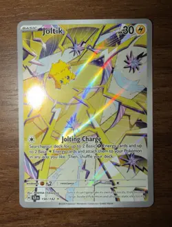 Pokemon TCG Joltik Card 150/142 Stellar Crown Full Art Illustration - Image 1