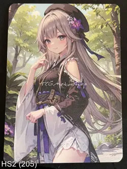 🔥 HS2 205 Herta Honkai Star Rail Hot & Spicy Waifu Anime A6 Board Card - Image 1