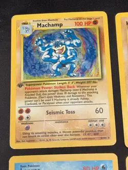 Vintage Pokemon Cards Rare Holo Lot WOTC MP/HP Hitmonlee, Hitmonchan, Hitmontop - Image 2