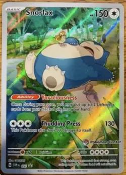 Pokemon Snorlax 051 Promo Sv: Scarlet & Violet Holo Basic TCG Card English - Image 1