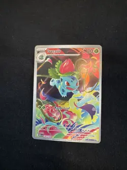 Ivysaur 134/132 Illustration Rare Megas Evolutions Pokemon Card - Image 1