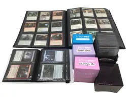 Magic: The Gathering Bulk Lot W/ Ultra-Pro Sleeves Deck Boxes & Card Binder - Image 1