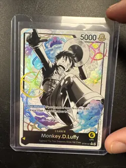 One Piece TCG - ST29-001 Alt Art Leader Card - Monkey.D.Luffy #1 - Image 1