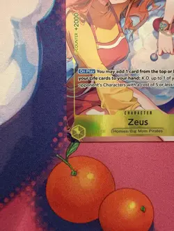 CARD ONLY Zeus OP11-106 One Piece Promotion Cards Foil - Image 5