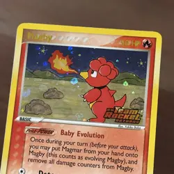 Pokemon Card - Magby Team Rocket Returns 24/109 Rare Reverse Holo Stamped LP - Image 2