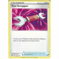 168/192 Tool Scrapper | Uncommon Trainer Card Pokemon Sword & Shield Rebel Clash - Image 1