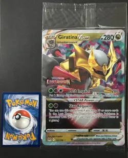 Giratina VSTAR JUMBO 131/196 Lost Origin GAME UK PROMO Stamped Oversized Card - Image 1