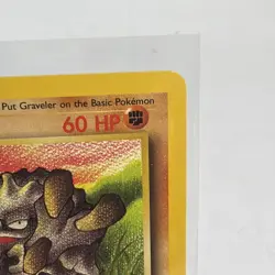 Pokemon Fossil 1st Edition Graveler 37/62 LP-NM Card 1999 - Image 3