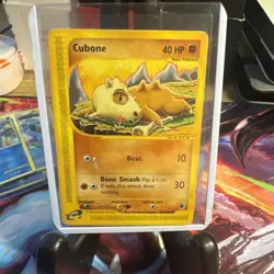 Cubone 103/165 - NON-HOLO - Expedition - 2002 E-READER - WOTC Pokemon Card - - Image 1
