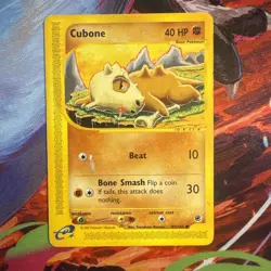 Cubone 103/165 - NON-HOLO - Expedition - 2002 E-READER - WOTC Pokemon Card - - Image 2