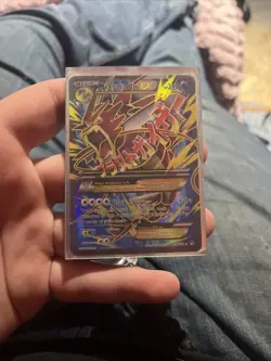 Pokemon TCG M Gyarados EX Full Art Holo Ultra Rare Card XY Breakpoint - Image 1