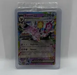 Espeon EX 034/131 Promo Prismatic Evolutions Stamp Pokemon Card SEALED! - Image 1